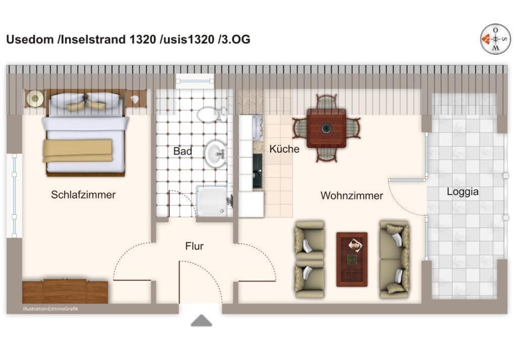 Inselstrand Inselstrand 1320 Heringsdorf  Extérieur photo
